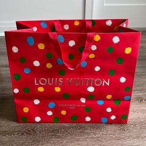 Authentic LOUIS VUITTON limited edition Yayoi Kusama polka dotted bag with box